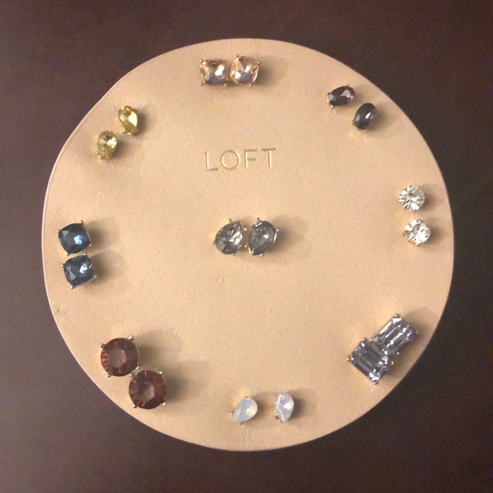 Loft Sparkling Stud Earring Set